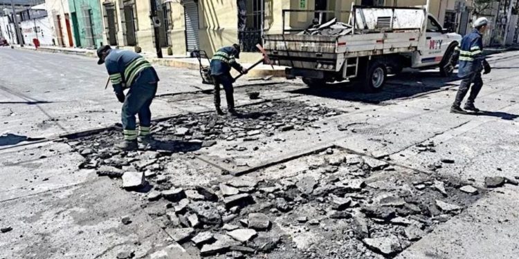 Reparación-calles-centro-de-monterrey - Apoyo Regio