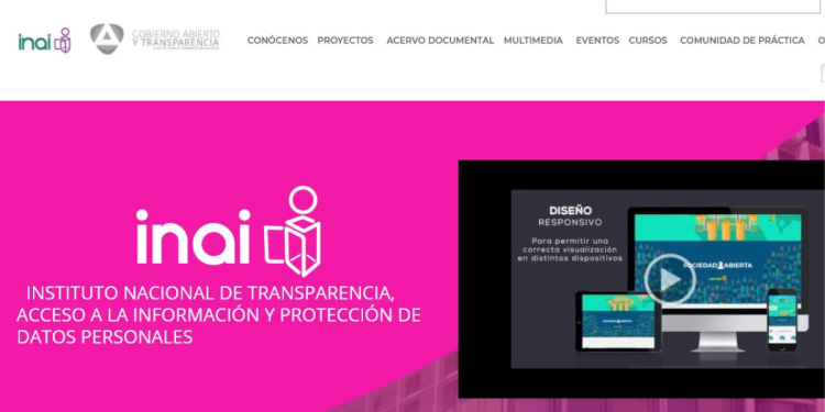 Inai Sitio-web Derechos-humanos Transparencia - Apoyo Regio