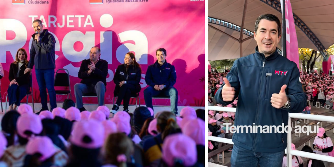 Tarjeta-regia-plus-marcelo-segovia-mujeres-regias-apoyo-económico-parque-españa - Apoyo Regio