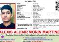 Rostro De Alexis Aldair Morin Martínez En Una Ficha Policial: Edad 18 Años, Sexo Masculino, Tez Morena Clara, Estatura 1,70 M Y Datos De Desaparición (lugar Y Fecha). - Apoyo Regio